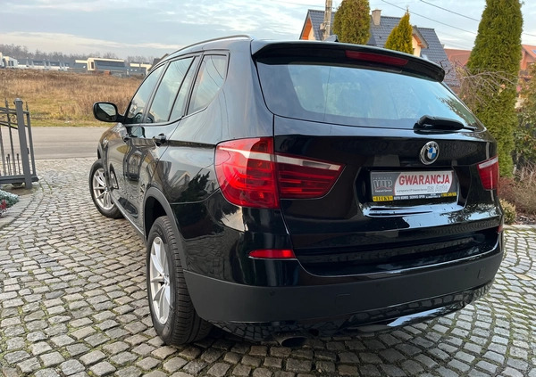 BMW X3 cena 58900 przebieg: 224000, rok produkcji 2012 z Sępopol małe 466